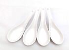 1572x4, White Porcelain Asian Soup Spoons Japaese Chinese Rice Spoons Soba Sp...