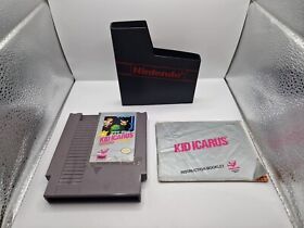 Kid Icarus Nintendo NES Cart, Instructions & Dust Cover 