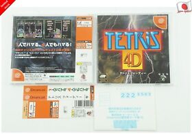 TETRIS 4D DC DPS Sega Dreamcast Spine From Japan