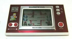1983 Nintendo Game & Watch Mario's Cement Factory Authentic Handheld ML-102 