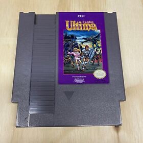 Ultima: Exodus (Nintendo NES, 1989) Tested! Working! FREE SHIPPING!