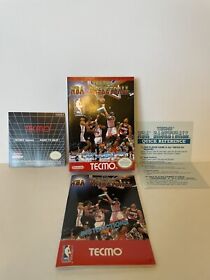 Tecmo NBA Basketball Nintendo NES 1992 Authentic Complete BOX w/ BOOK, NO GAME