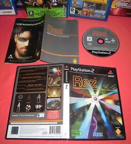Playstation PS2 REZ [PAL-Fr]  SEGA NO Dreamcast PS Two Slim Silver *JRF*