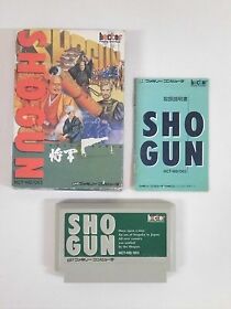 SHOGUN -- Can be save. Boxed. Famicom, NES. Japan game. Work fully. 10278
