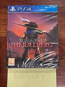 Heidelberg 1693 (PS4) NEW SEALED Y-FOLD MINT RARE RED ART GAMES!