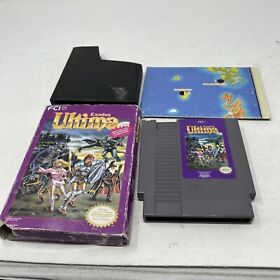 Ultima: Exodus Nintendo NES Cart Box And Map Rough Condition Cleaned Pins FCI