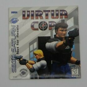 Virtua Cop NOT FOR RESALE Version with Sleeve Sega Saturn Game Disc w/ Sleeve