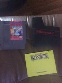 Barker Bill's Trick Shooting (Nintendo NES,  With Dust Cover And Manual