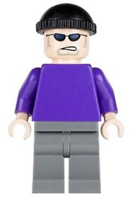 LEGO Batman Henchman Classic Minifigure 7782 7888 2006 2008 Purple Joker