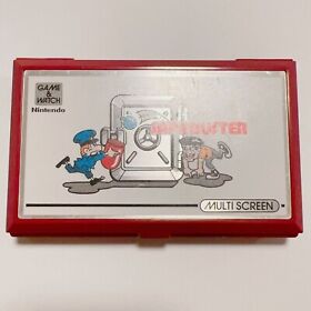 NINTENDO GAME AND & WATCH SAFE BUSTER 1988 MULTI SCREEN HANDHELD VIDEO GAMES