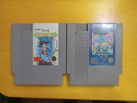 Nintendo NES Game Lot Castlevania 2 Ghost N Goblins Horror Scary Games TESTED 