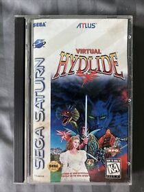 Virtual Hydlide (Sega Saturn, 1995) CIB Complete w/ Manual & Registration Card