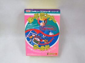 LODE RUNNER WORLD Set of Book Cassette Famicom Family Basic Cheat