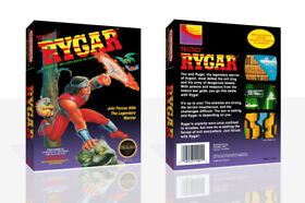 - Custodia gioco di ricambio Rygar NES + copertina solo opere d'arte