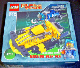 LEGO 4791 Sub-Surface Scooter Alpha Team Deep Sea Set 2002 New Sealed