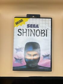 Shinobi - Sega Master System - CIB | TESTED | AUTHENTIC | HANG TAB