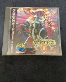 ADK Neo Geo CD CROSSED SWORDS II 2 Japan  hack and slash action role-playing F/S