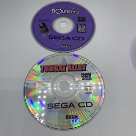 Tomcat Alley & Bouncers Sega CD Video Game - Tested - Authentic