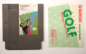 Bandai Golf w/manual (Nintendo Entertainment System, 1989) NES Tested
