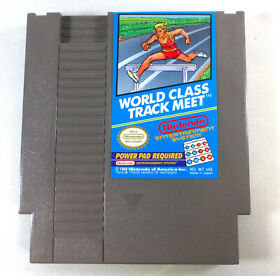 World Class Track Meet NES Nintendo Game - TESTED & WORKS