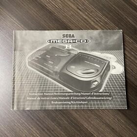 Sega Mega CD II Console Original Replacement Instruction Manual