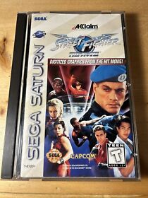 Street Fighter: The Movie (Sega Saturn, 1995) Complete With Manual & Reg
