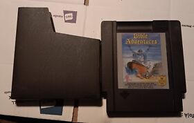 Bible Adventures Black Cart for Nintendo NES Cart And Sleeve 
