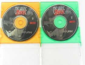 Creature Shock 2-Disc Special Edition Game Discs only Sega Saturn 1996 Untested