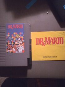 Dr Mario nintindo 64 NES game (tested) with manual