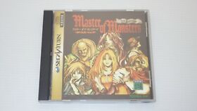 Sega Saturn Games " Master of Monsters Neo Generations " TESTED /S0540