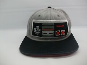 Nintendo Controller NES Hat Black Gray Small Snapback Baseball Cap