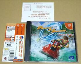 Obi With Postcard Power Jet Racing 2001 Dreamcast Dc