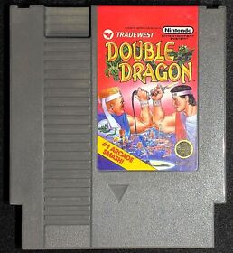 Double Dragon 1 Authentique Nintendo Nes Nrmt Jeu Cart W Manuel & Dust Housse