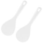 2PCS Plastic Rice Paddle Spoon Rice Scoop Non-Stick Rice Spatula Rice Cooker ...