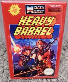 Heavy Barrel Nintendo NES Game Box 2"x3" Fridge Locker MAGNET