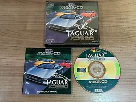 Sega Mega CD Game - JAGUAR XJ220 - Complete Retro Rare Collectible