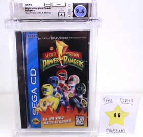 Mighty Morphin Power Rangers New Sega CD Factory Sealed WATA Grade 9.6 A NIB