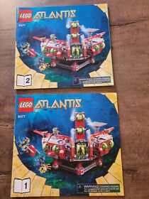 LEGO Atlantis: Atlantis Exploration HQ (8077) Instruction Manual(s) Only