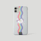 Tirita Phone Case for iPhone 14 13 11 12 7 8 SE X XR Kawaii Unicorn Rainbow Cute