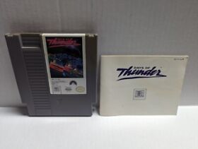 Days of Thunder Game + Manual for NES Nintendo Tested Authentic
