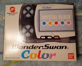 Bandai Wonder Swan Color Crystal Black Console