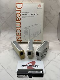 SEGA HIT-0400 Dreamcast Broadband LAN Network Adapter (Broadband Adapter) Tested
