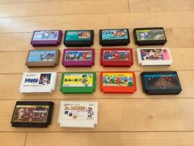 Lot 14 Megami Tensei + others Cartridges SET Nintendo Famicom NES FC Japan Retro