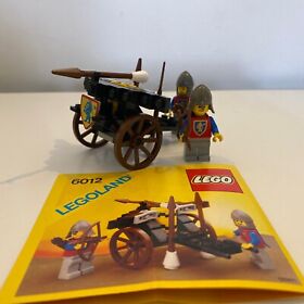 Lego Siege Cart 6012 100% Complete w/ Instructions Castle Lion Knights Vintage