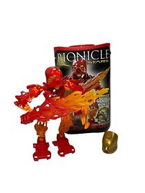 Lego Bionicle Stars 7116 Tahu Toa of Fire Golden Armor 2010 Canister No Manual