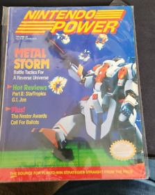 Nintendo Power Volume 22 March 1991 Metal Storm w/ Battletoads Poster NES