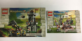 INSTRUCTIONS ONLY LEGO OUTPOST ATTACK 7948 & 7950 books manual from set Kingdoms