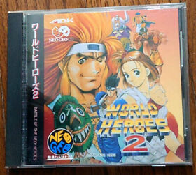 NEO GEO CD WORLD HEROES 2 Neogeo SNK JAPAN 