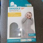 NWT Love To Dream Swaddle Up Original Stage 1 Size NEWBORN 5 - 8.5 lbs Gray