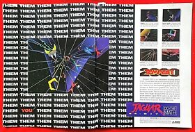 RARE! 1994 TEMPEST Atari Jaguar Video Game = 2pg Promo PRINT AD